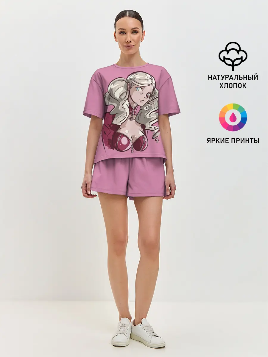 Женская пижама с шортами / Милая Такамаки