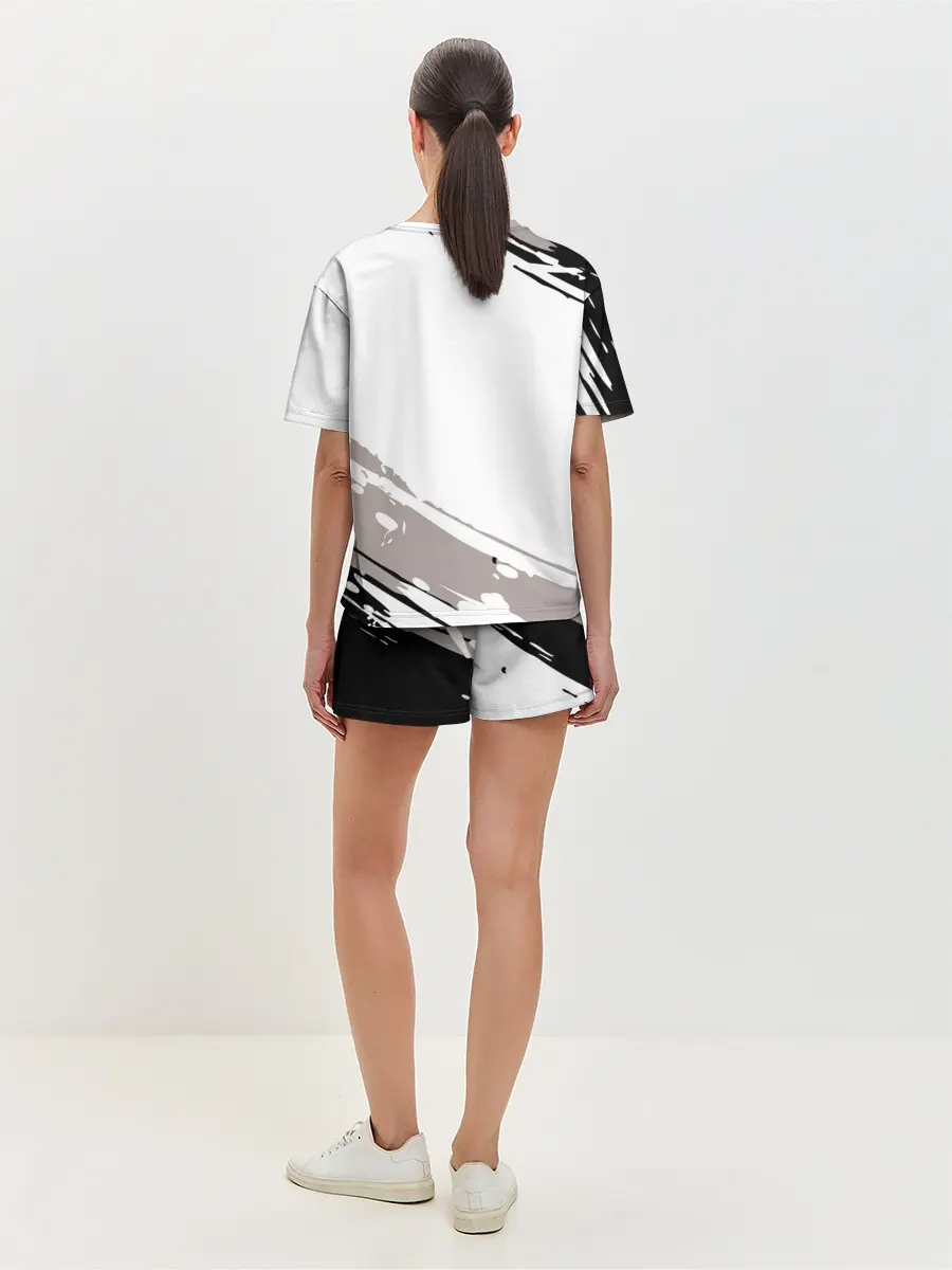 Женская пижама с шортами / Обед на четверых. ВОЛЕЙБОЛ!!