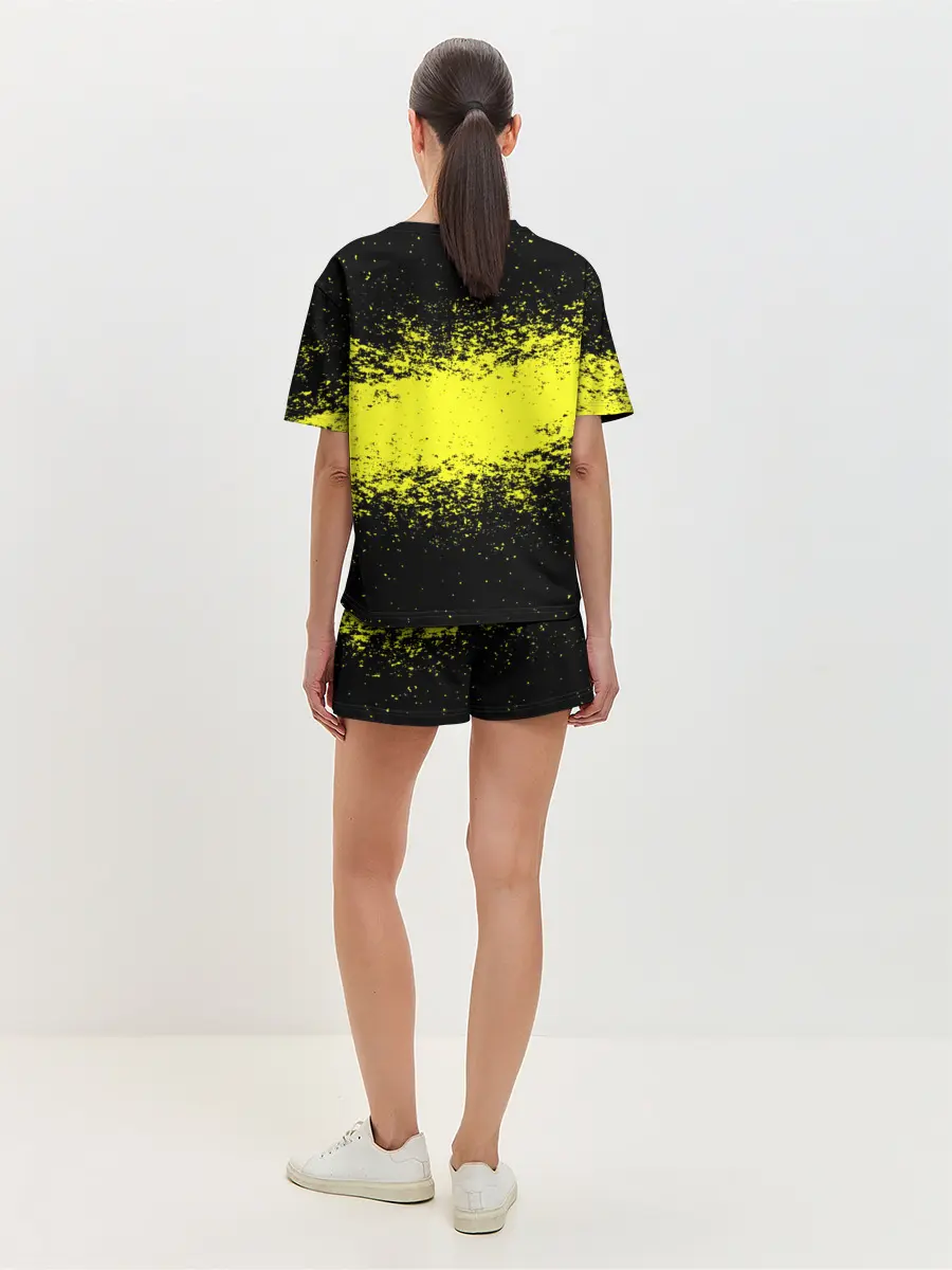 Женская пижама с шортами / Neon Abyss