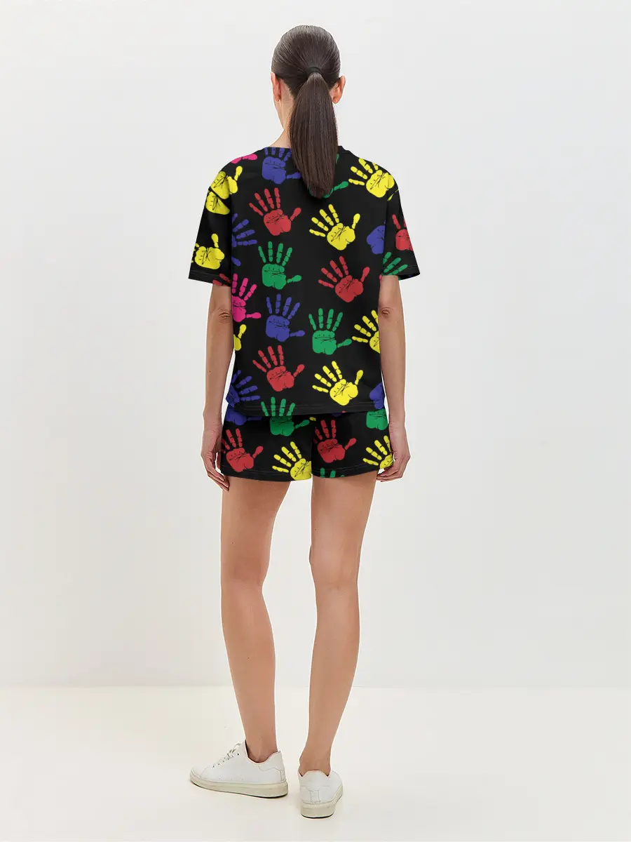 Женская пижама с шортами / Dont touch / Не трогать