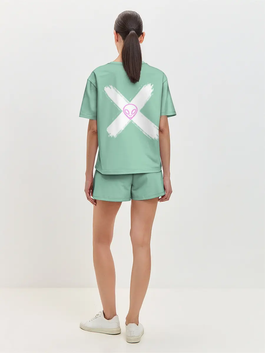 Женская пижама с шортами / Дана Скалли