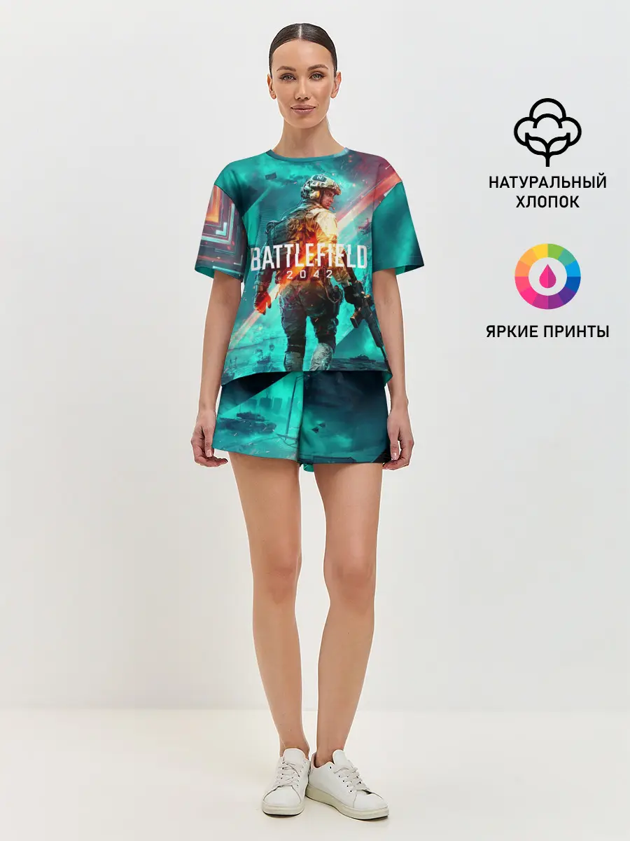 Женская пижама с шортами / Battlefield 2042