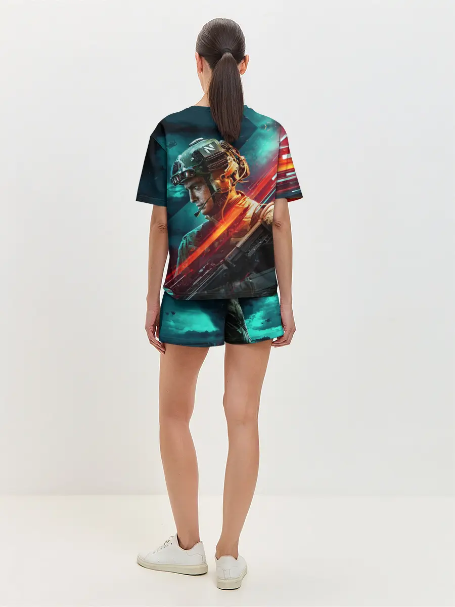 Женская пижама с шортами / Battlefield 2042 Soldier