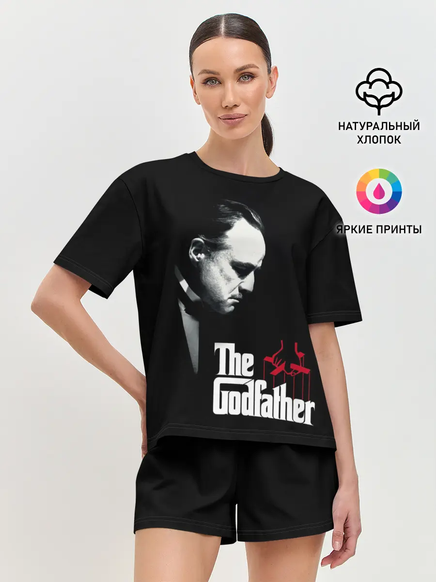 Женская пижама с шортами / КРЕСТНЫЙ ОТЕЦ