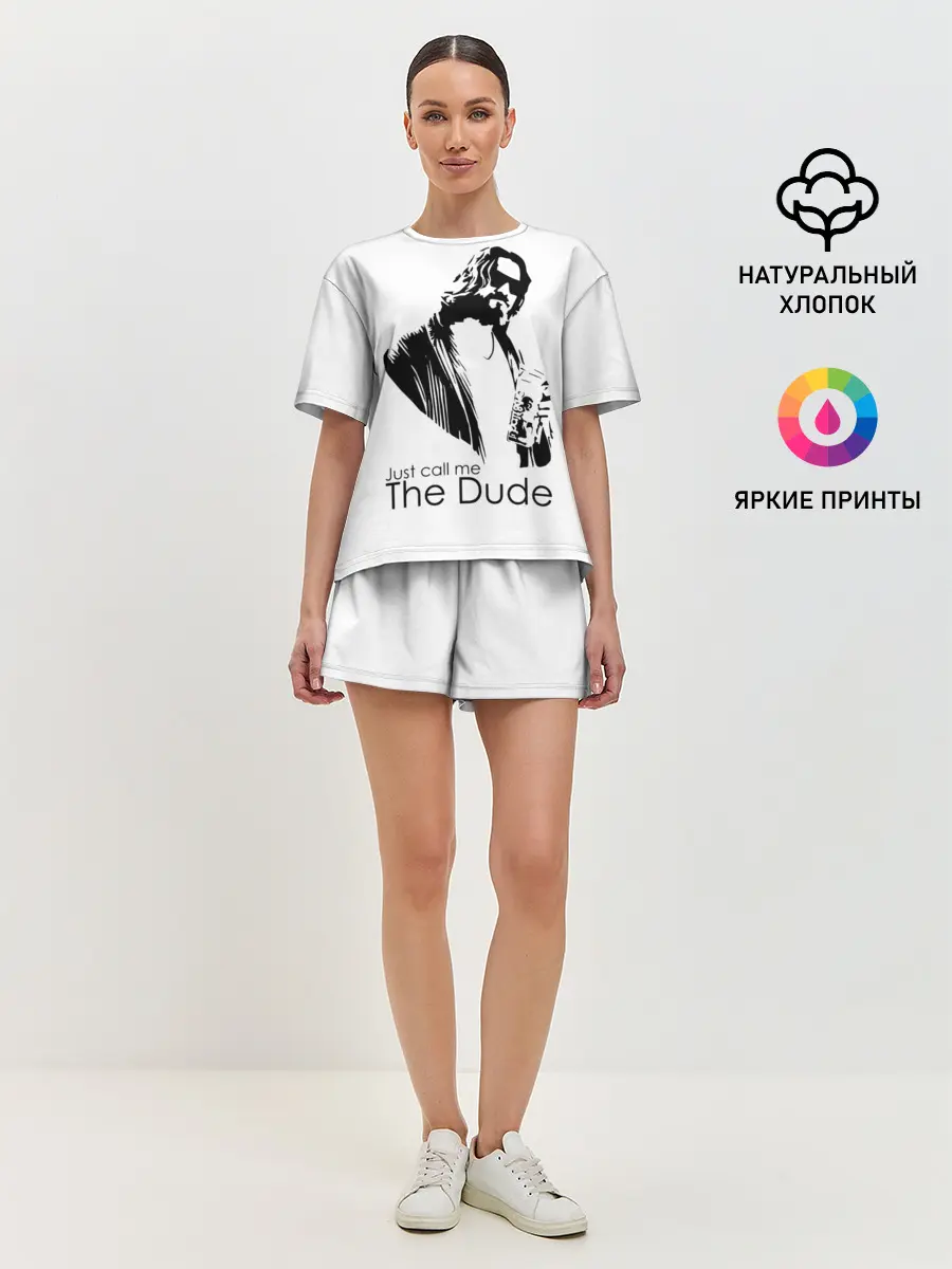Женская пижама с шортами / Just call me the Dude