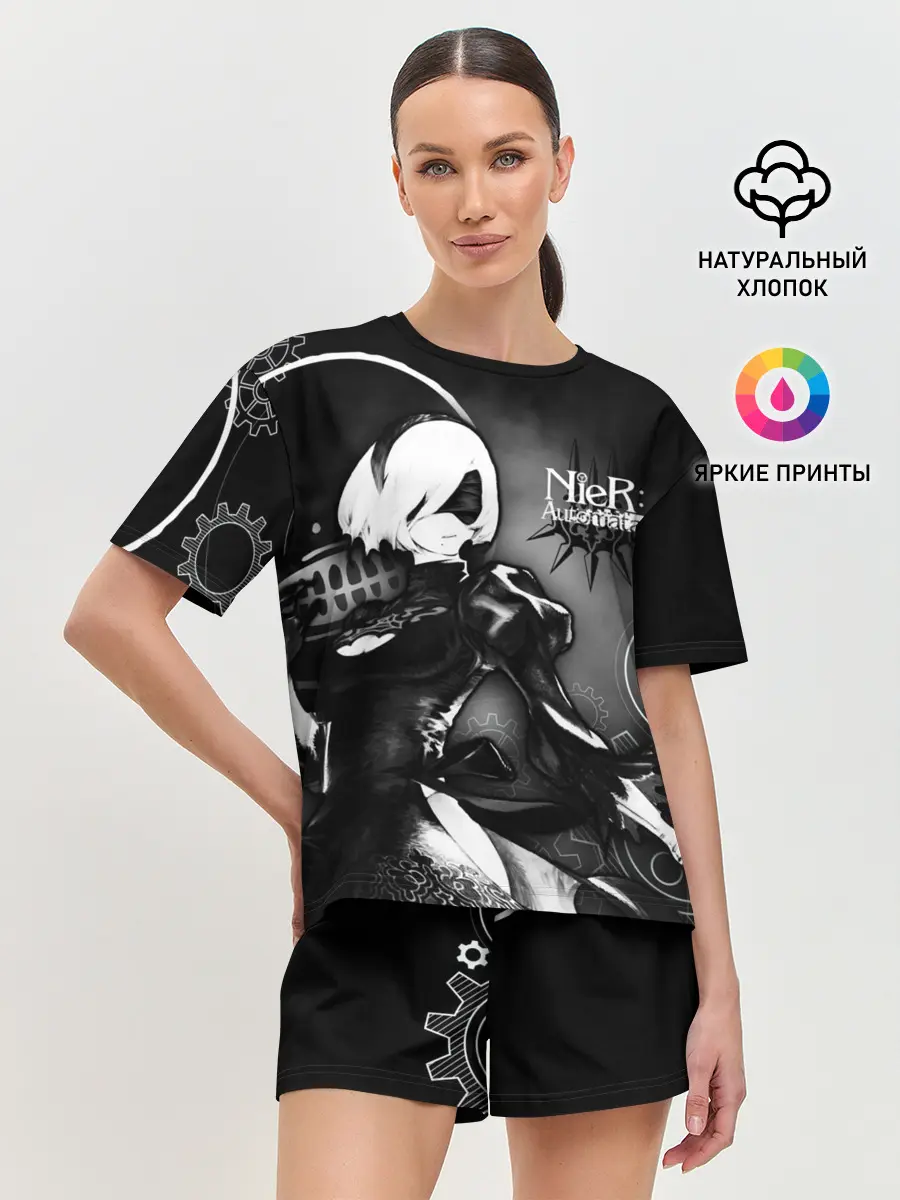 Женская пижама с шортами / 2B Nier: Automata