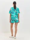 Женская пижама с шортами / Чайки в море