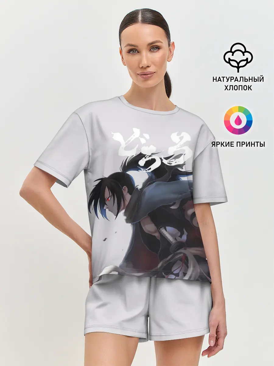 Женская пижама с шортами / Hyakkimaru