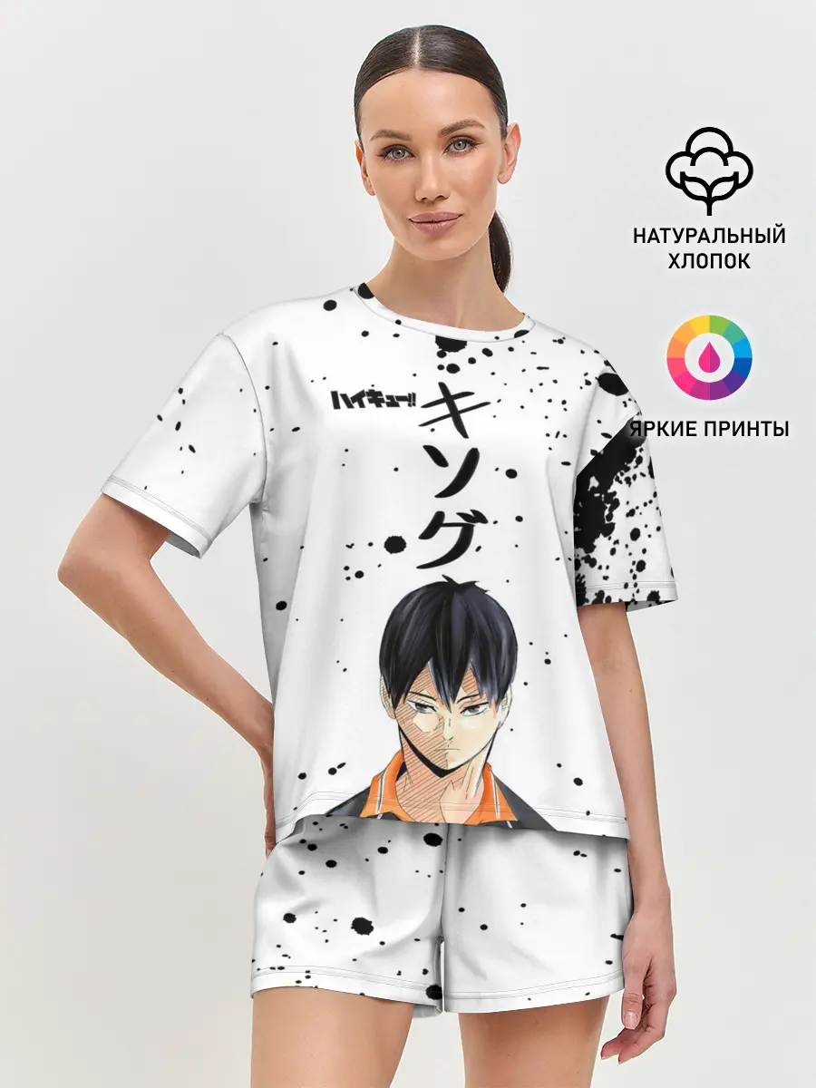 Женская пижама с шортами / Тобио Кагеяма | Haikyuu!!