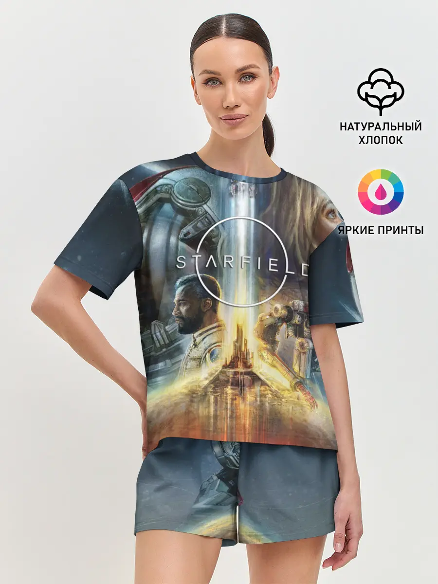 Женская пижама с шортами / Starfield Обложка