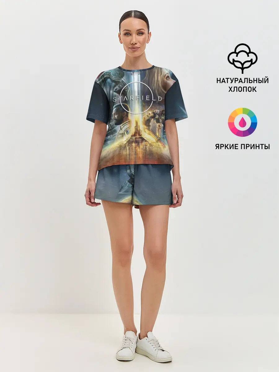 Женская пижама с шортами / Starfield Обложка