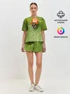 Женская пижама с шортами / Божья коровка