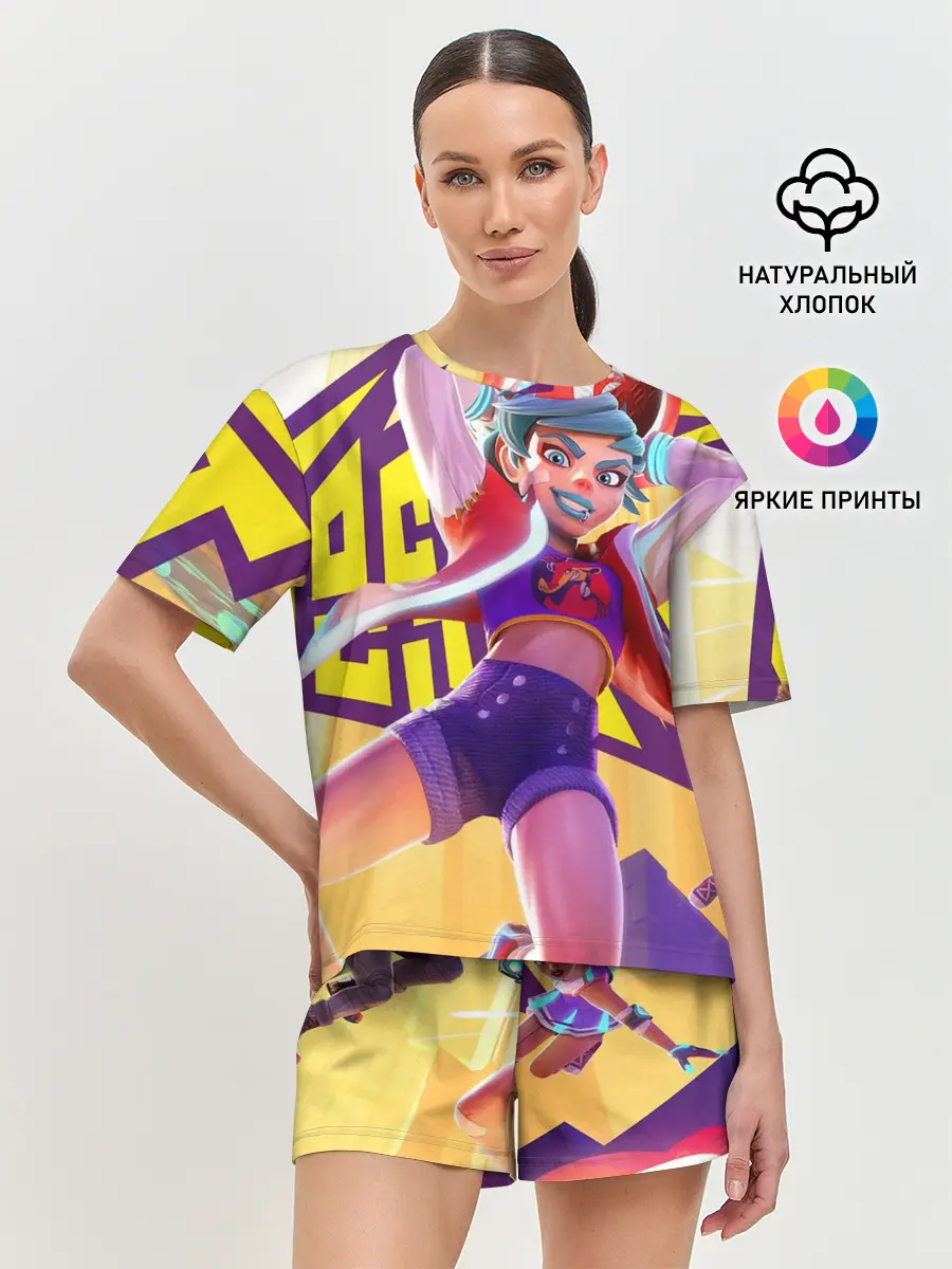 Женская пижама с шортами / Knockout City