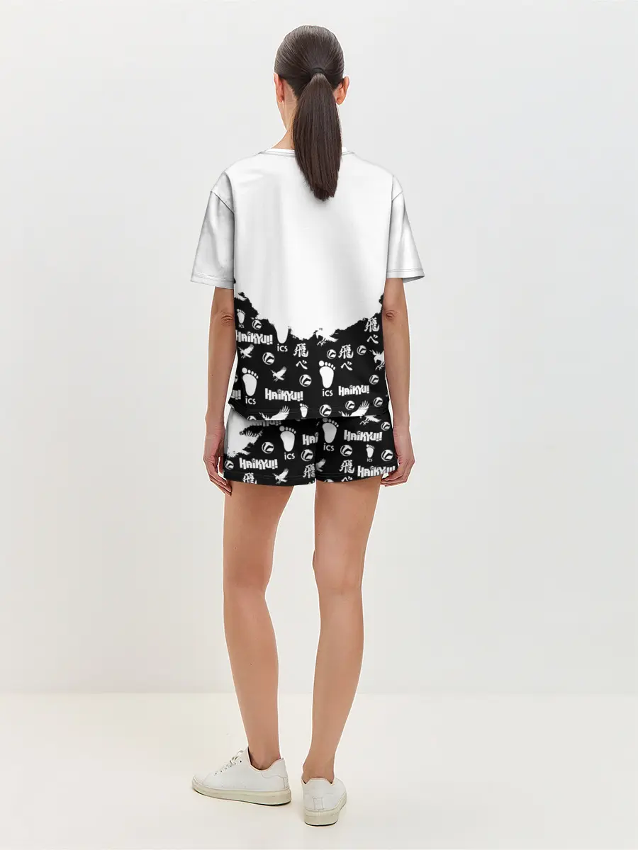 Женская пижама с шортами / Волейбольный клуб Haikyu!!