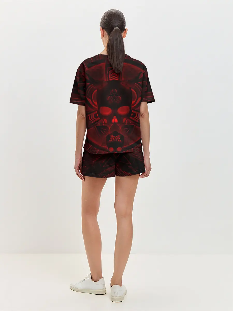 Женская пижама с шортами / ХАОС 3D