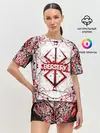 Женская пижама с шортами / БЕРСЕРК рваный лого