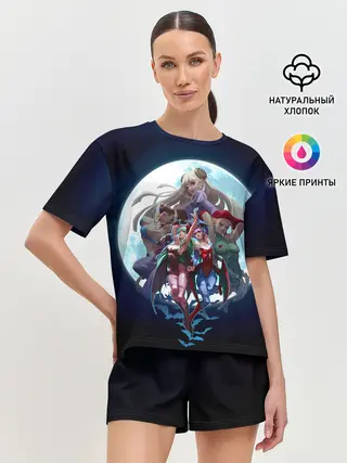 Женская пижама с шортами / Girls Fighter team