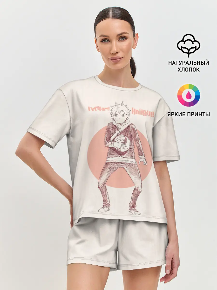 Женская пижама с шортами / Шоё Хината | Haikyuu!!