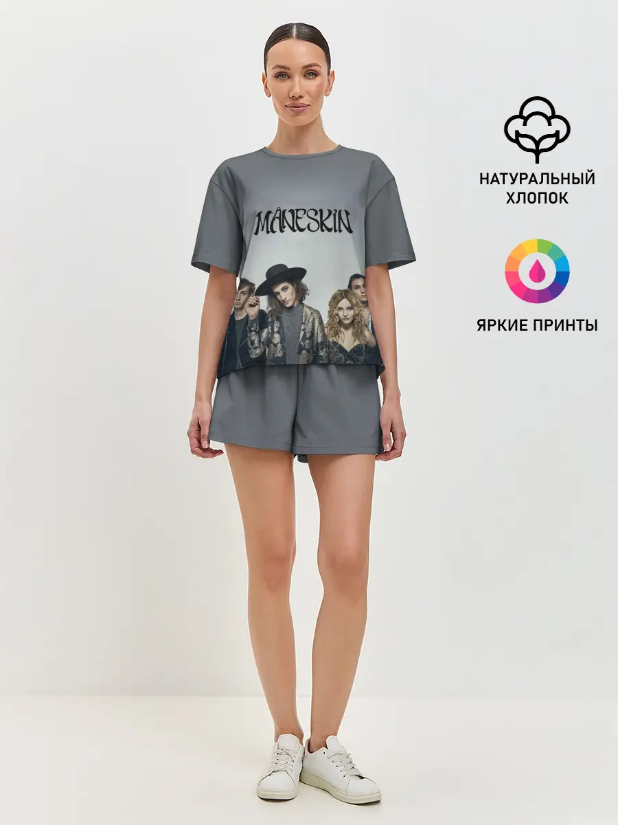 Женская пижама с шортами / Maneskin