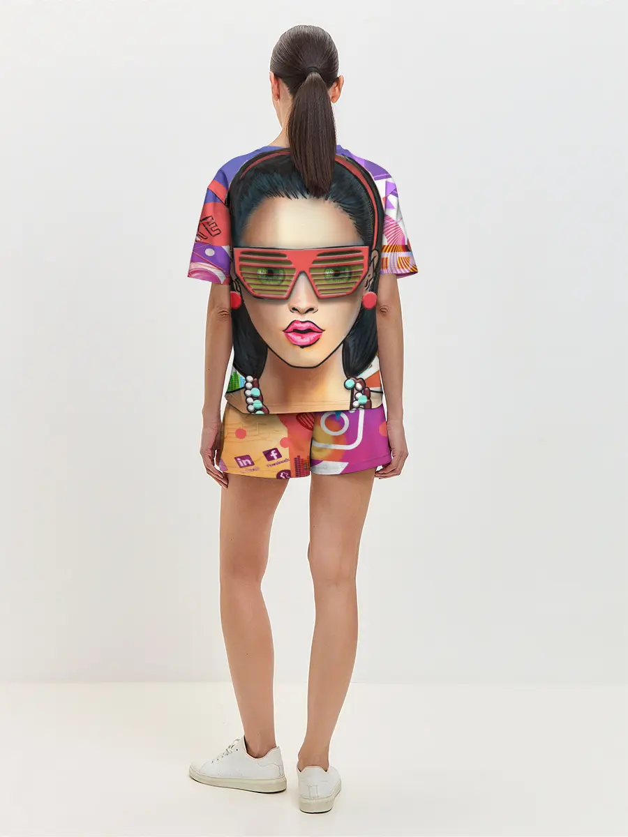 Женская пижама с шортами / СтильНая Девушка