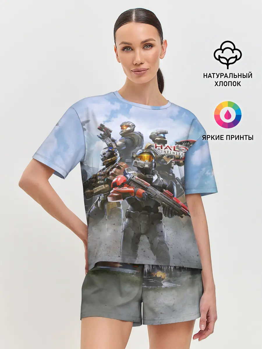 Женская пижама с шортами / Halo Infinite