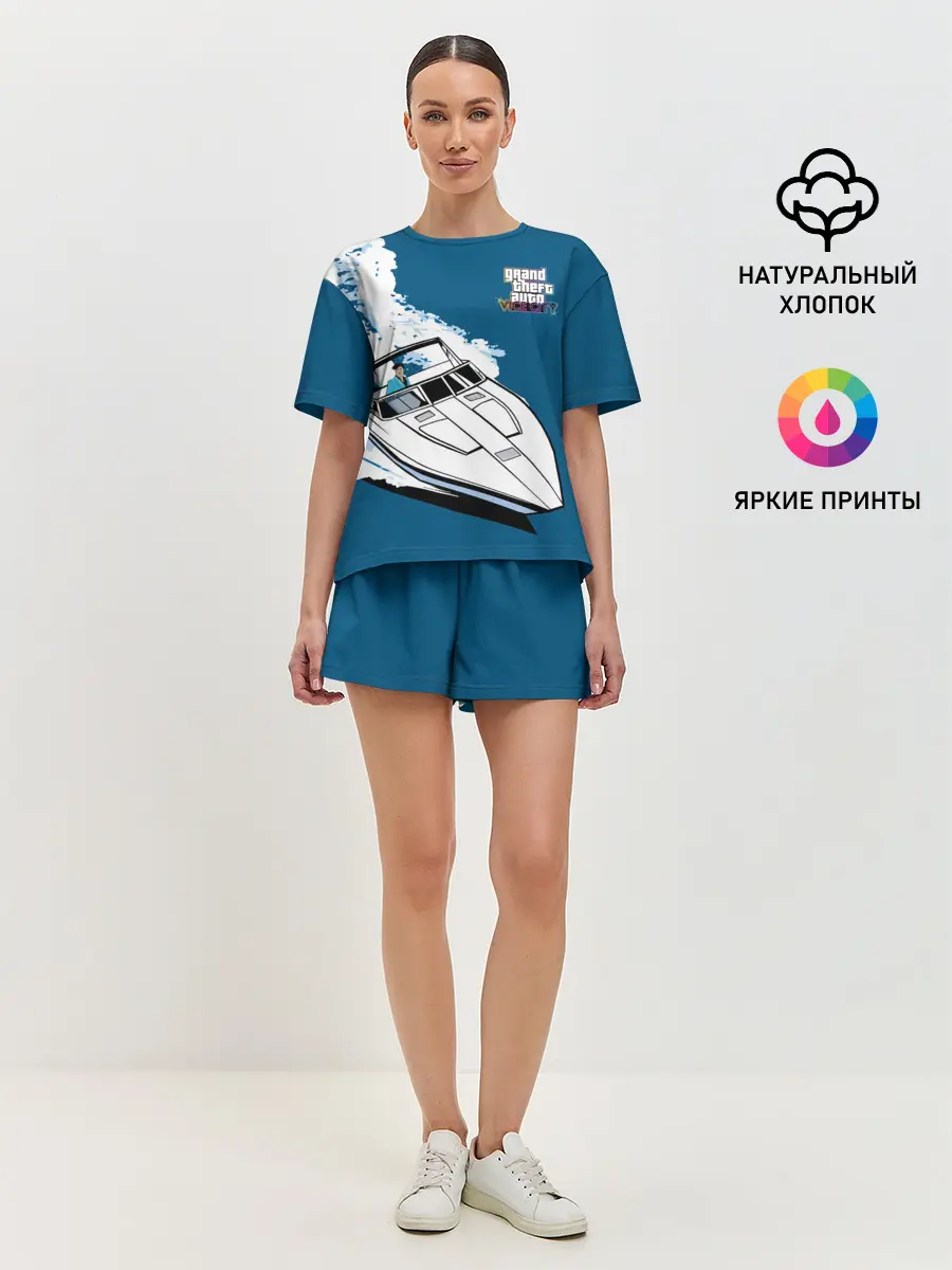 Женская пижама с шортами / Tommy on board