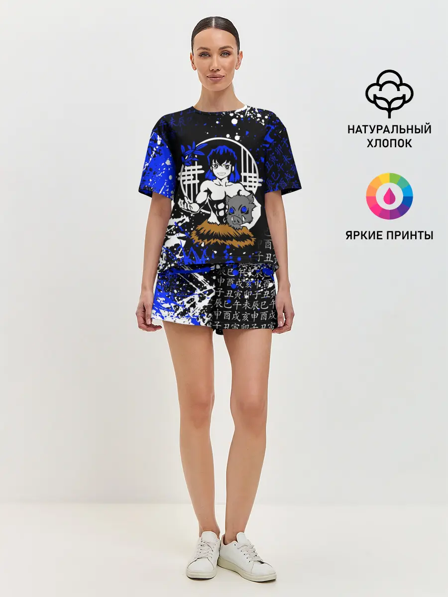 Женская пижама с шортами / ИНОСКЕ ХАШИБИРА