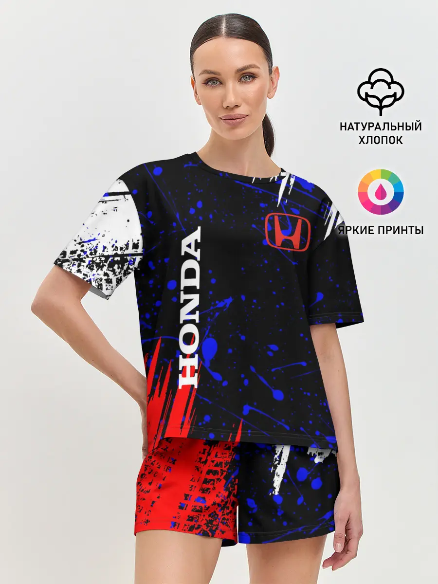 Женская пижама с шортами / HONDA.