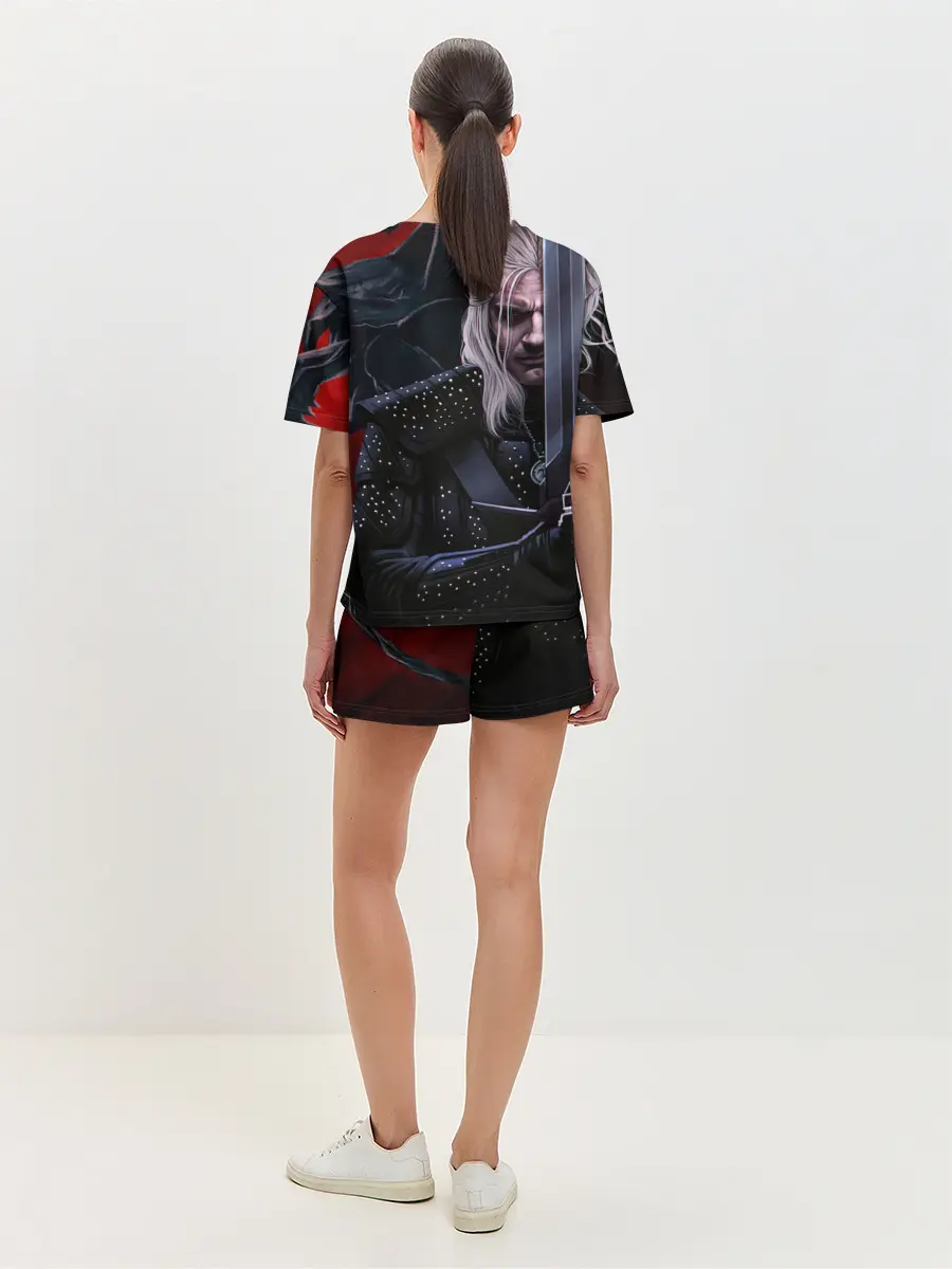 Женская пижама с шортами / Ведьмак Геральт