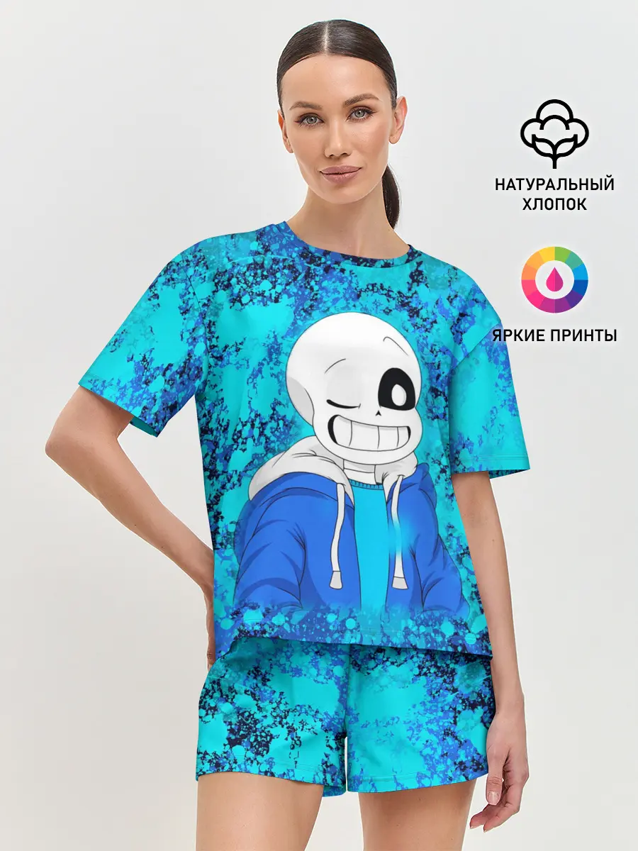 Женская пижама с шортами / САНС