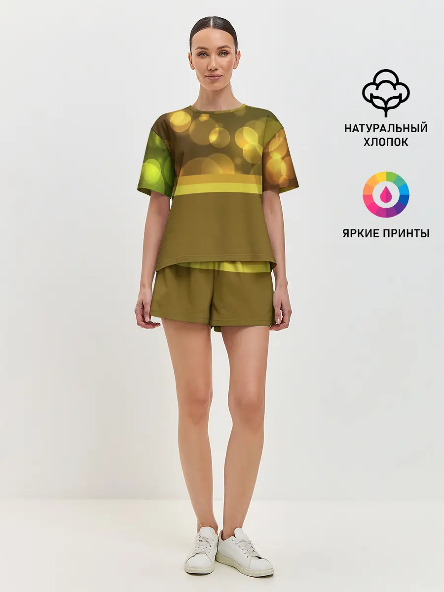Женская пижама с шортами / Блики