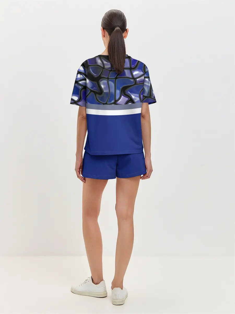 Женская пижама с шортами / Мозаика