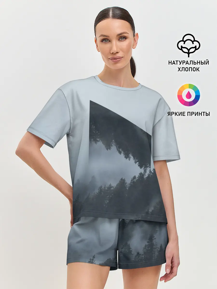 Женская пижама с шортами / Атмосфера