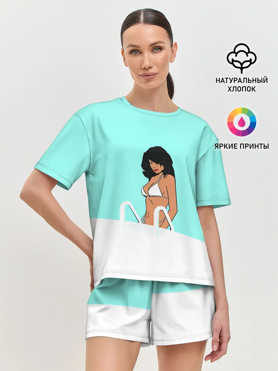 Женская пижама с шортами / Кэнди Сакс | GTA