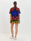 Женская пижама с шортами / Абстракция