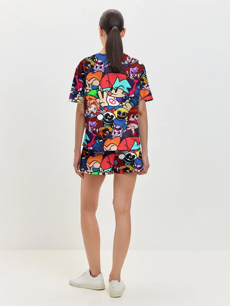 Женская пижама с шортами / Friday Night Funkin