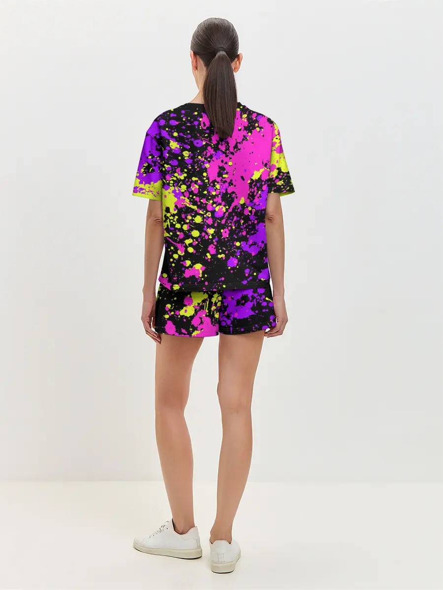 Женская пижама с шортами / Парень и Девушка Friday Night