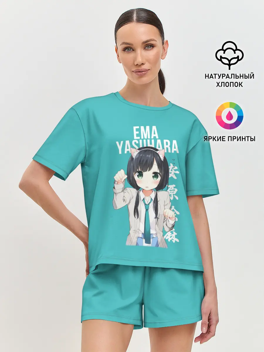 Женская пижама с шортами / Эма Ясухара / Ema Yasuhara