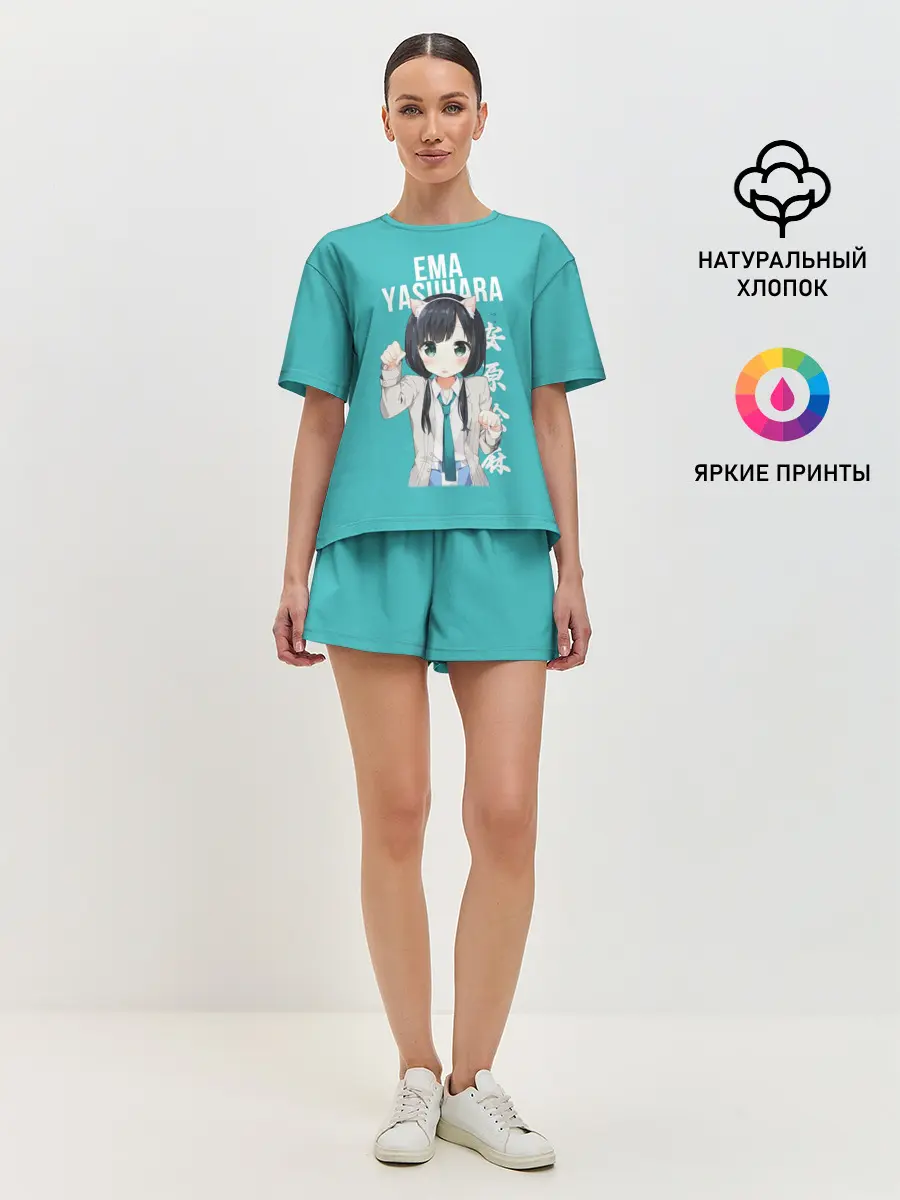 Женская пижама с шортами / Эма Ясухара / Ema Yasuhara