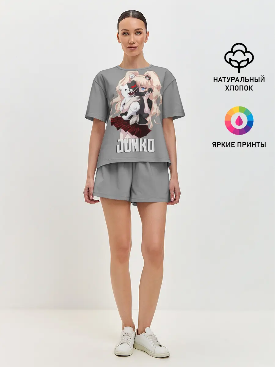 Женская пижама с шортами / MONOKUMA / JUNKO