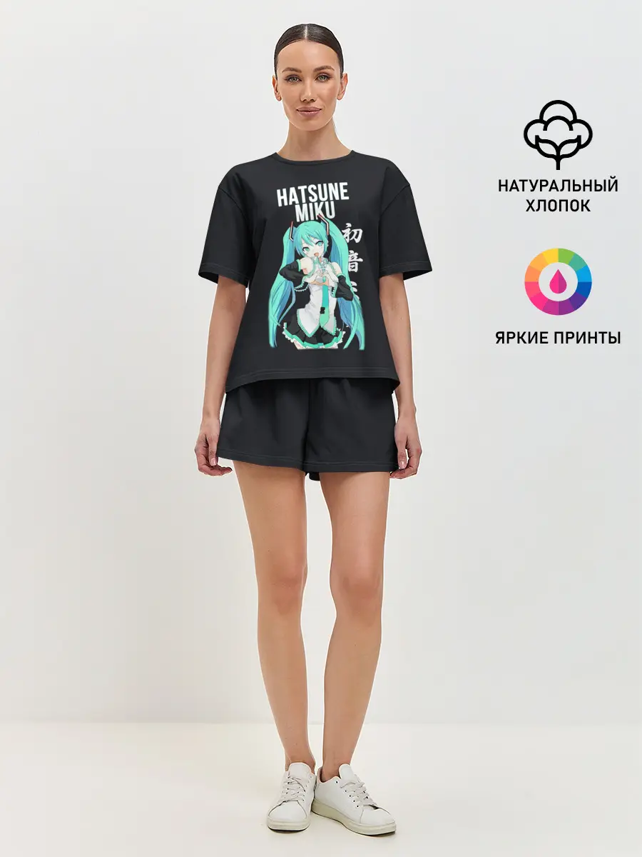 Женская пижама с шортами / Hatsune Miku / Хацунэ Мику