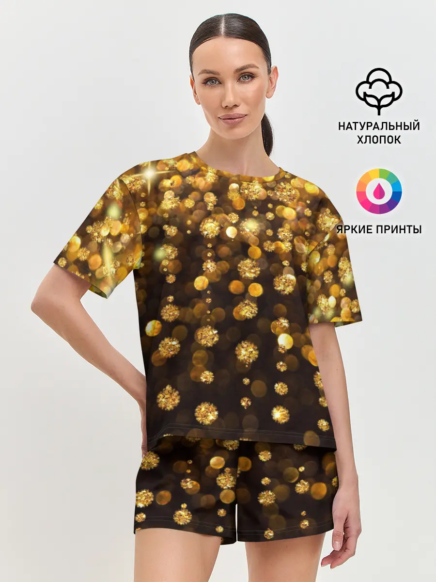 Женская пижама с шортами / GOLDEN RAIN