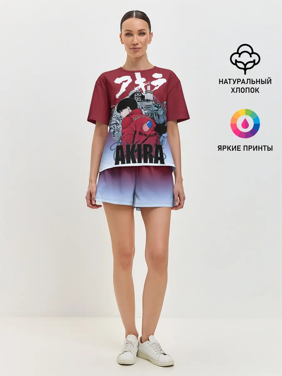 Женская пижама с шортами / Акира