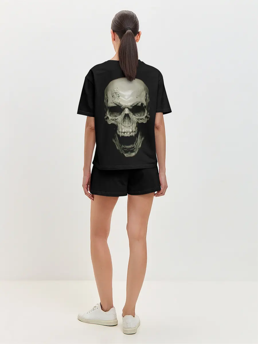 Женская пижама с шортами / SKULL