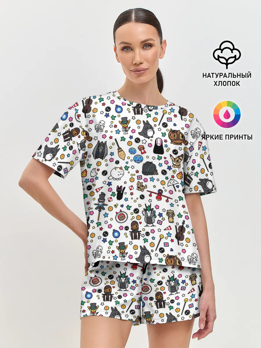 Женская пижама с шортами / Anime Characters