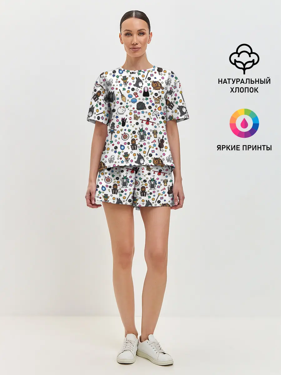 Женская пижама с шортами / Anime Characters