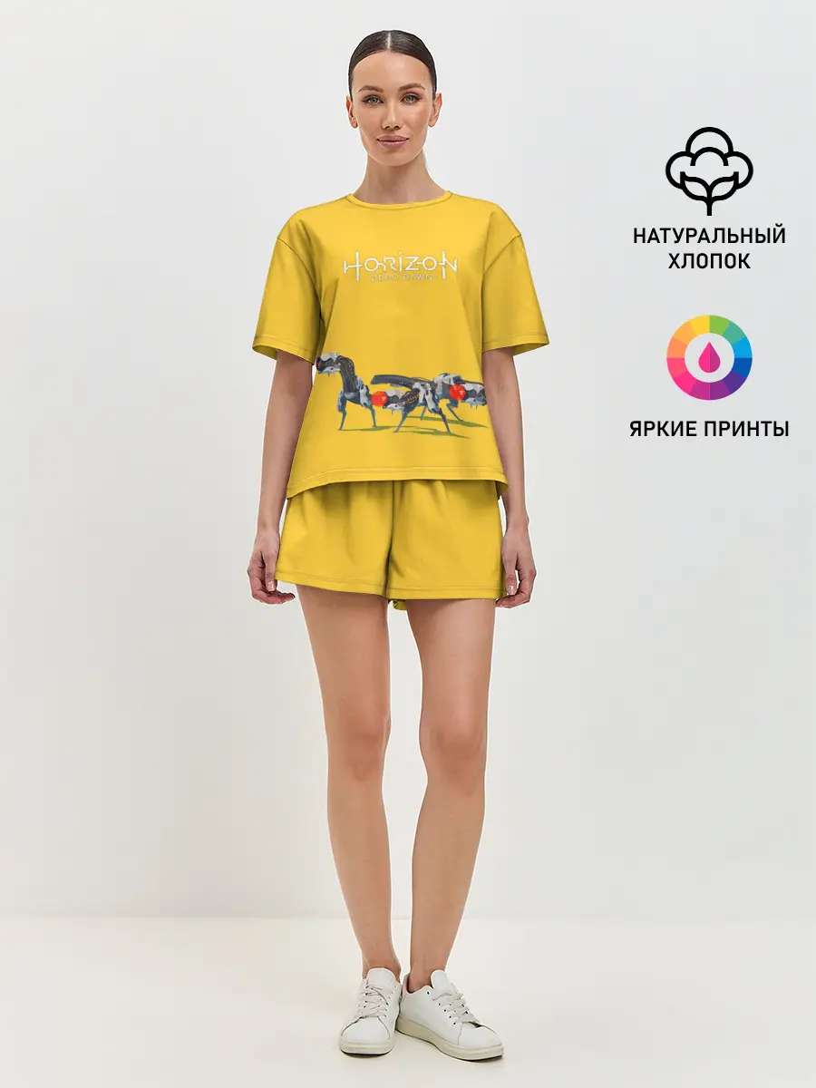 Женская пижама с шортами / Элой на охоте