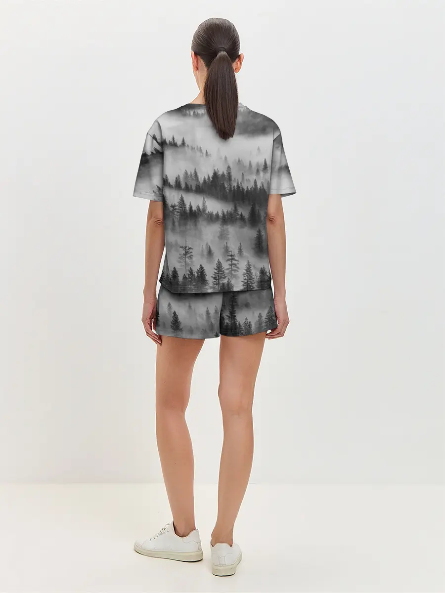 Женская пижама с шортами / Лесной Дух