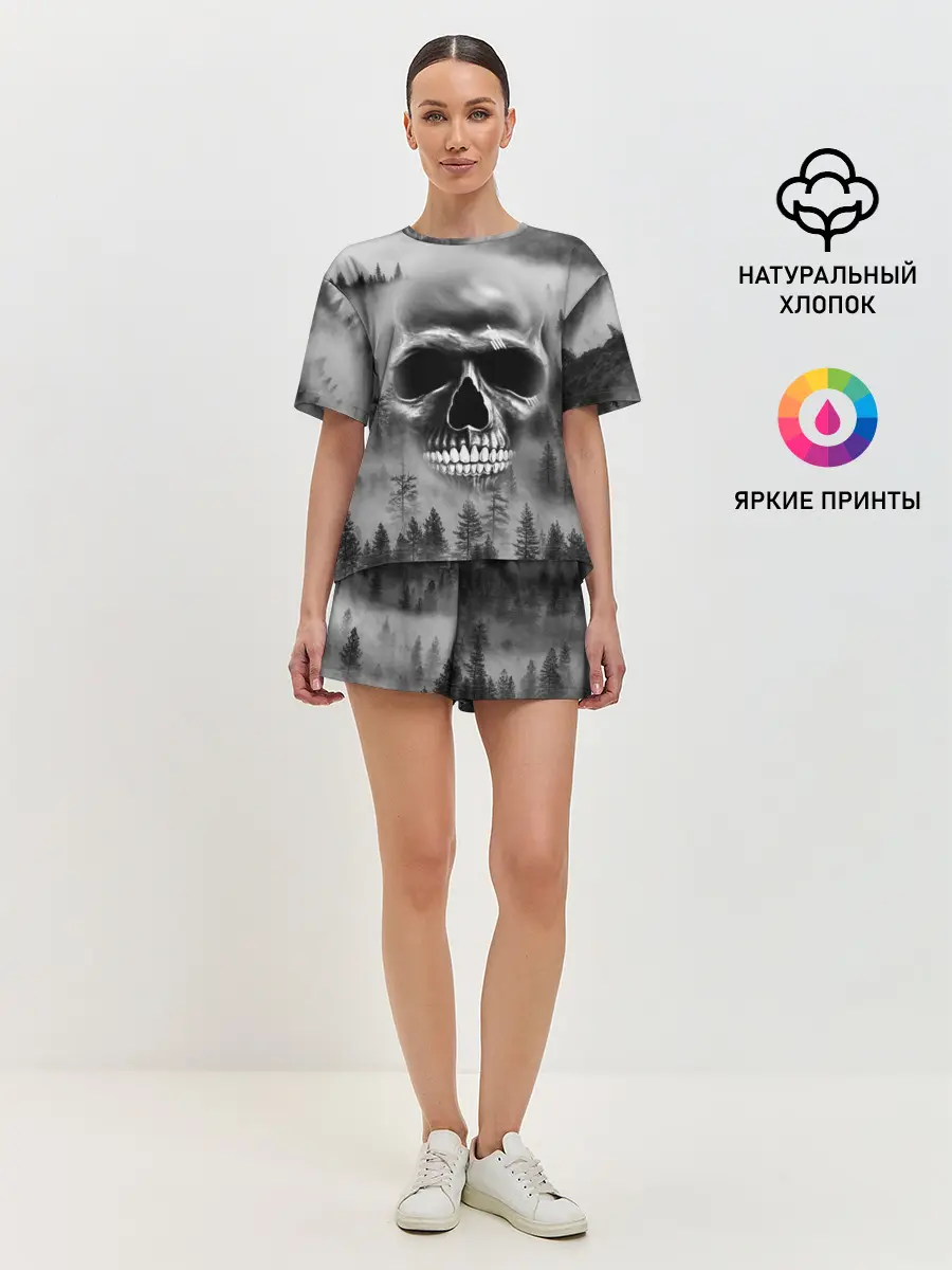 Женская пижама с шортами / Лесной Дух