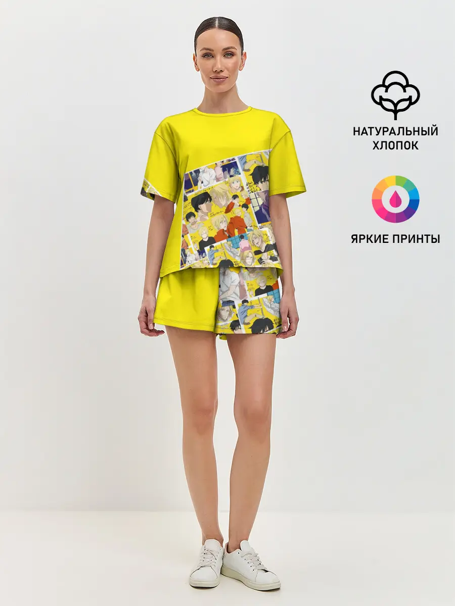 Женская пижама с шортами / Banana Fish